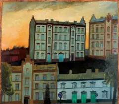 Maria Anto, SZPITAL DZIECIĄTKA JEZUS, 1999, olej, płótno