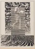 Wojciech Krzywobłocki, Carte blanche, 1973, litografia, papier zżółkły