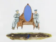 Piotr Kurka, Z cyklu „Absolute repaire”, 2007, gwasz, akwarela, tusz pióro, papier