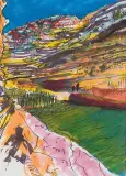 Miguel Platero, En Avdat, 2019, flamastry, papier