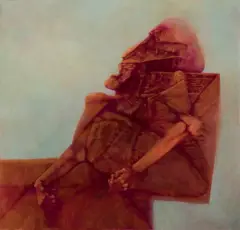 Zdzisław Beksiński, RA, lata 1985-90, olej, płyta pilśniowa
