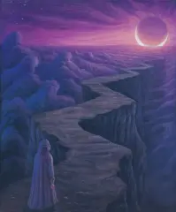 Konstantyn Płotnikow, THE ROAD 2, 2021, akryl, płótno