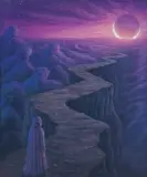 Konstantyn Płotnikow, THE ROAD 2, 2021, akryl, płótno