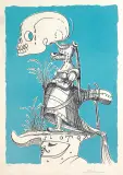 Z TEKI „ZABAWNE SNY PANTAGRUELA“ by Salvador Dalí, 1973, litografia barwna, papier japoński, offered Jan 2022
