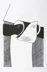 Zbigniew Lutomski, W przelocie, 1985, linoryt, papier