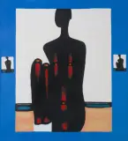 Jerzy Nowosielski, PLAŻA, 1996, serigrafia barwna, papier