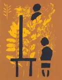 Witold-K, Tesuque, New Mexico, 1973, litografia barwna, papier