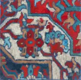 Olga Wolniak, Dywan, 2011, olej, płótno