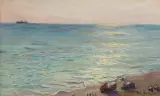 NAD BRZEGIEM BAŁTYKU by Włodzimierz Nałęcz, 1932, olej, płótno, offered Dec 2021
