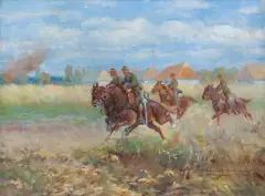 Leonard Wintorowski, ALARM!, 1923, olej, płótno