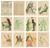 Gustaw Rogalski, ALBUM KARYKATUR MARSZAŁKA J. PIŁSUDSKIEGO, 1928, litografia, papier