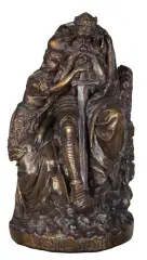 Wawel i Wisła by Antoni Kurzawa, 1878/2015, brąz patynowany, offered Dec 2021