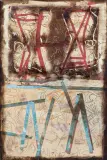 BEZ TYTUŁU by Eugeniusz Minciel, 2000, akryl, smoła, płyta, offered Dec 2021