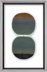 Jan Berdyszak, Z CYKLU “KOŁA PODWÓJNE”, 1962, olej, tempera, karton