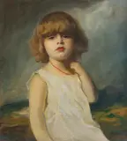 Bolesław Szańkowski, PORTRET CÓRKI HELENY, ok. 1914, olej, płótno