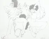Jan Dobkowski, BEZ TYTUŁU, 1991, ołówek, karton