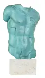 PERSEUSZ by Igor Mitoraj, 1988, brąz patynowany, kamień, sold Dec 2021