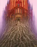 Jacek Yerka, COMPLETORIUM, 2018, akryl, płótno