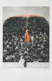Andrzej Pietsch, PODRÓŻNI, 1968, akwaforta, akwatinta barwna, papier
