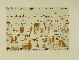 Jan Tarasin, PLAŻA, 1983-1989, serigrafia barwna, papier