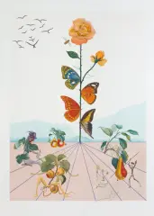 Salvador Dalí, Flordali® II, 1981, litografia barwna, papier