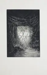 Krystyna Hierowska, C’est la vie II, 1979, akwaforta, akwatinta, papier