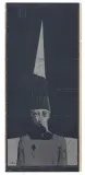 Marek Sapetto, Czapka maga, 1975, technika własna, papier z perforacją