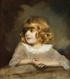 Bolesław Szańkowski, PORTRET CÓRKI ADY, ok. 1917, olej, płótno