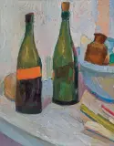 Zygmunt Waliszewski, MARTWA NATURA Z BUTELKAMI