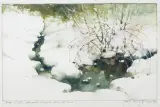 Jerzy Duda-Gracz, BRZEGI – ŹRÓDŁO, 1998, akwarela, tempera, papier