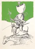 Z TEKI „ZABAWNE SNY PANTAGRUELA“ by Salvador Dalí, 1973, litografia barwna, papier japoński, offered Oct 2021
