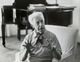 Eva Rubinstein, ARTUR RUBINSTEIN (POKAZUJE RĘCE), MARBELLA 1969, fotografia czarno-biała, papier
