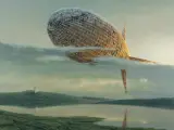 NAVIS PNEUMATICUS by Maksymilian Novak-Zemplinski, 2006, olej, płyta, sold Oct 2021