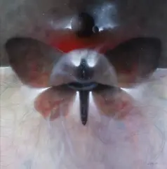 ĆMA by Lech Pierchała, 2012, akryl, płyta pilśniowa, sold Sep 2021