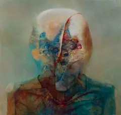 Zdzisław Beksiński, OX, 1986, olej, płyta pilśniowa