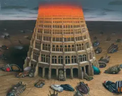 Jacek Yerka, NOCNA ZMIANA, 2009, pastel, papier