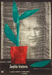 Roman Opałka, Plakat do filmu "ZWYKŁA HISTORIA", 1961, offset barwny, papier
