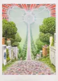 Bruki kuchenne by Jacek Yerka, 2021, kredki, ołówek, karton, sold Aug 2021
