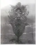BEZ TYTUŁU by Zdzisław Beksiński, 1973/2003, giclée, papier, sold Jul 2021