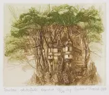 Barbara Rosiak, Fantom, 1980, akwaforta barwna, papier