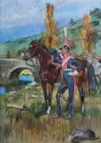 Wojciech Kossak, SZWOLEŻER GWARDII POLSKIEJ POD SOMOSIERRĄ