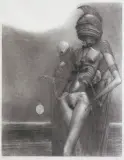 BEZ TYTUŁU by Zdzisław Beksiński, 1973/2003, giclée, papier, sold Jun 2021