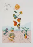FLORDALI II by Salvador Dalí, 1981, litografia barwna, papier, sold Jun 2021