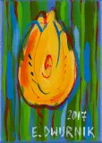 TULIPAN by Edward Dwurnik, 2017, akryl, płótno, sold Jun 2021