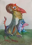 Stanisław Jerzy Suder, PARA PTAKÓW, Z CYKLU „PTAKI-CUDAKI”