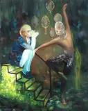 Oana Farcaș, Untitled, 2019, ulei pe pânză