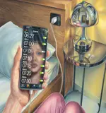 Arina Bican, Alarm, 2026, ulei pe pânză