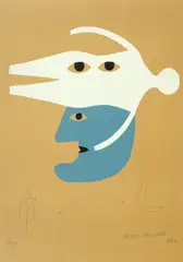 Victor Brauner, L'Attico, 1964, cromolitografie