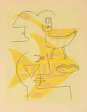 Victor Brauner, Traces et interstices, 1963, cromolitografie