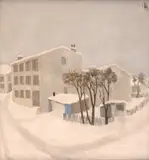 Constantin Piliuță, Peisaj liniștit, 1986, ulei pe pânză